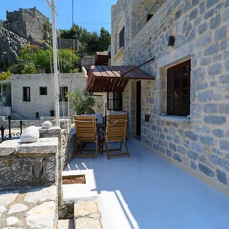 Sikies Stone House On The Beach Khalkia Exterior foto